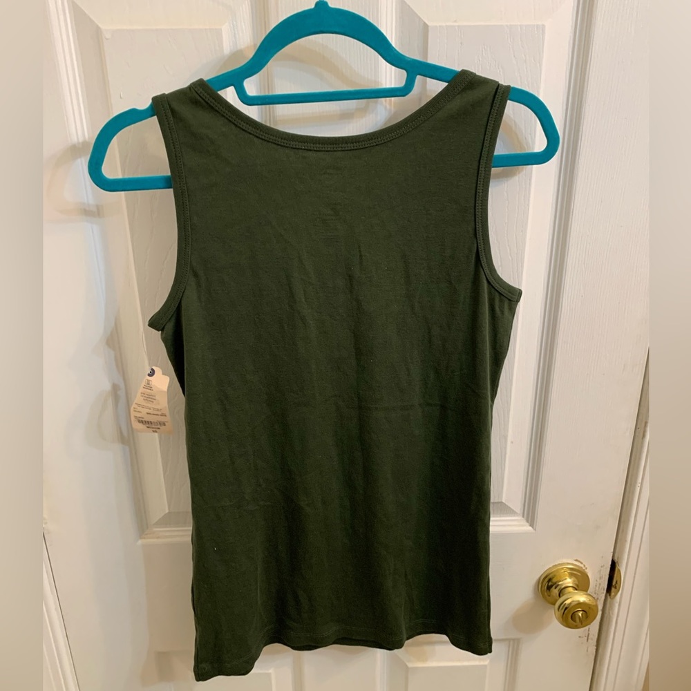 St. John’s Bay Green Essentials Tank - Picture 2 of 4